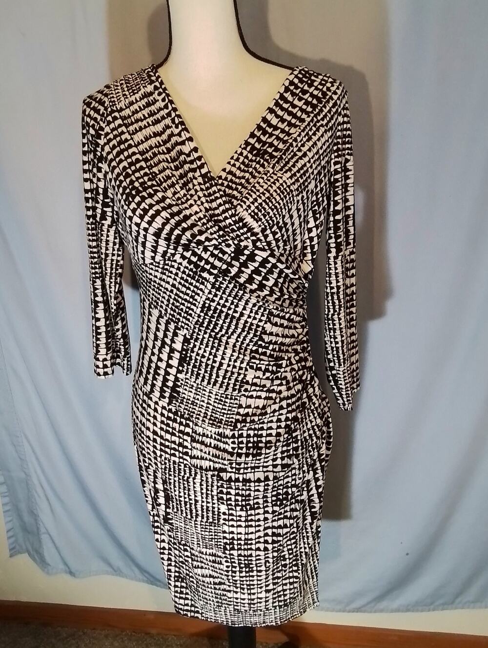 Lauren  black and white dress